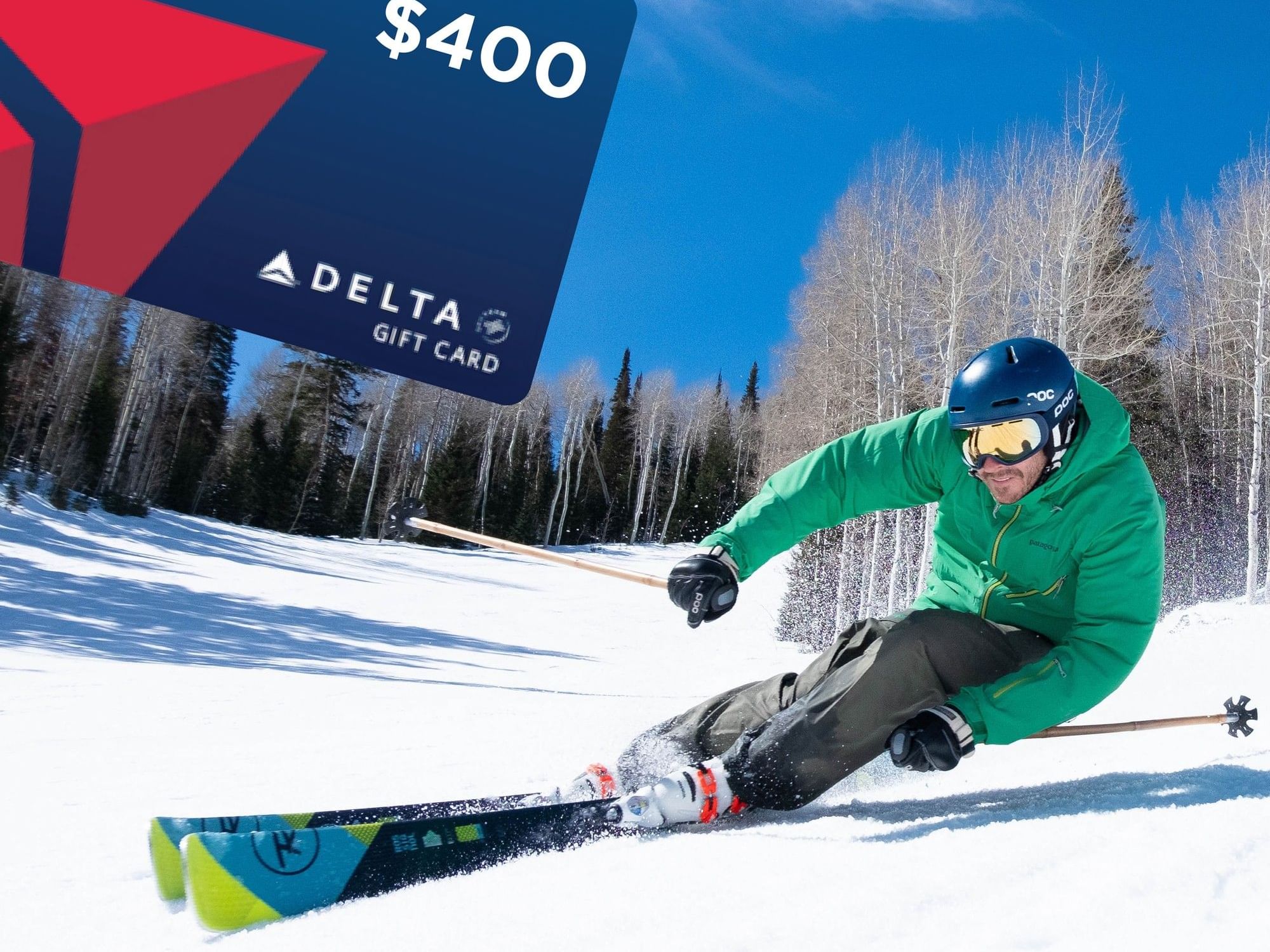 Delta flight voucher promotion for resort guests.