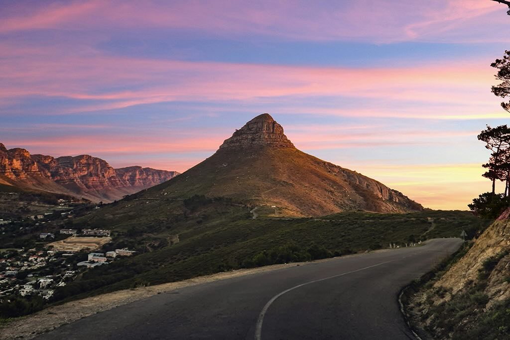 A vibrant street scene in Cape Town showing urban life and local character.