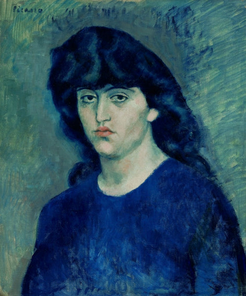 Portrait of Suzanne Bloch by Pablo Picasso, a prominent piece in São Paulo's art collection.